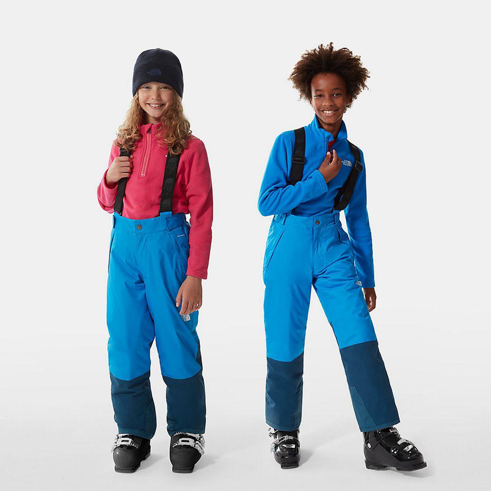 The North Face Snowquest Bib Παιδικα Παντελόνι - Μπλε (OGYT41025)